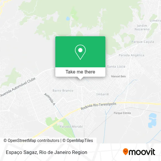 Espaço Sagaz map