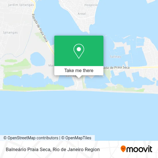 Balneário Praia Seca map