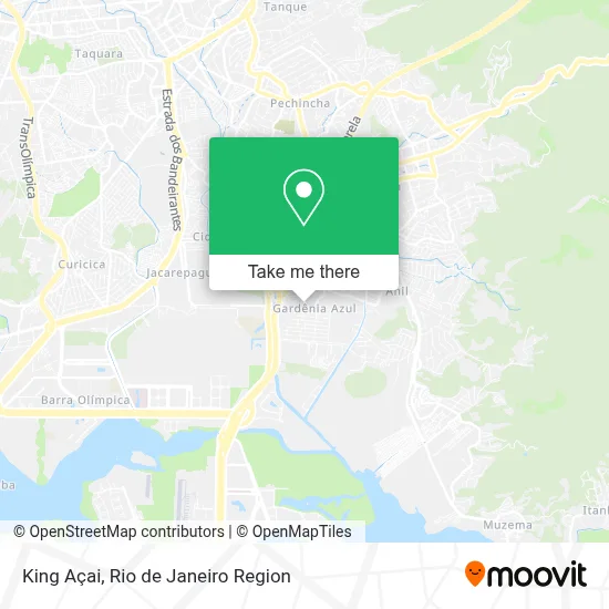 King Açai map