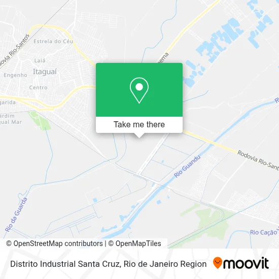 Distrito Industrial Santa Cruz map