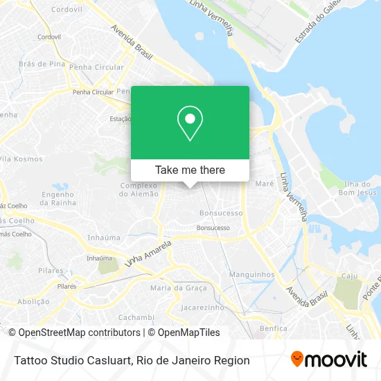 Tattoo Studio Casluart map