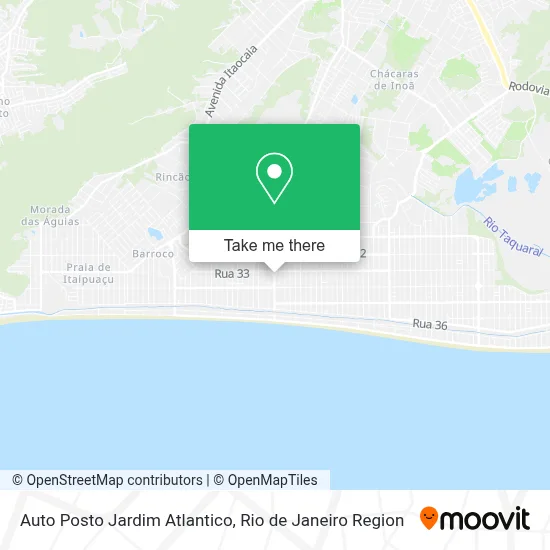 Auto Posto Jardim Atlantico map
