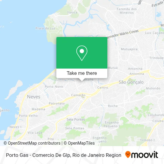 Porto Gas - Comercio De Glp map