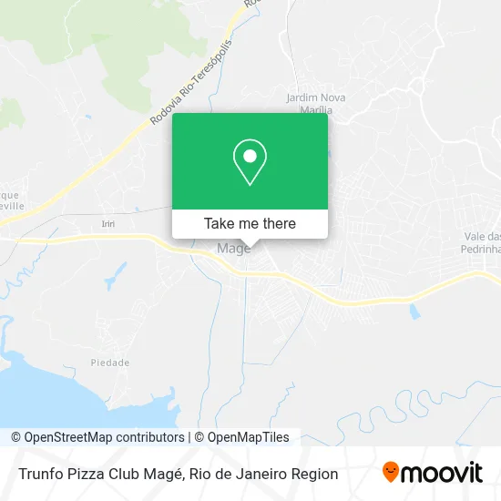 Trunfo Pizza Club Magé map