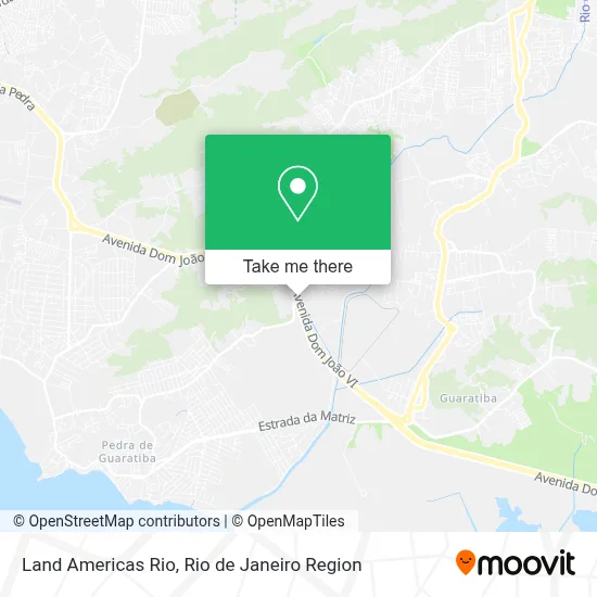 Land Americas Rio map