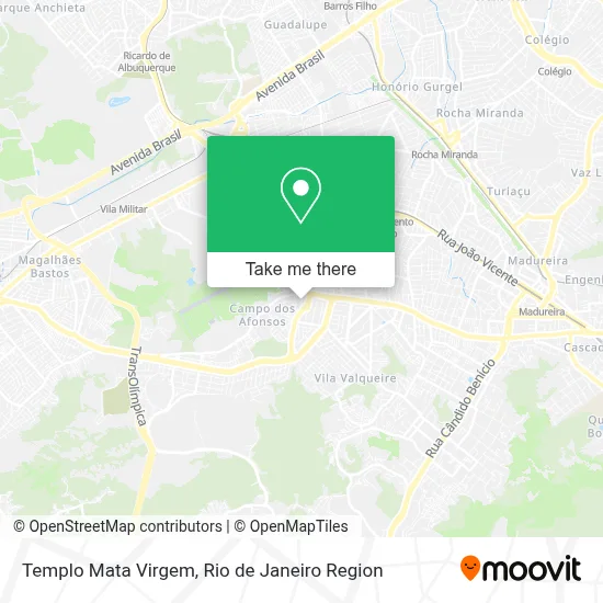 Templo Mata Virgem map