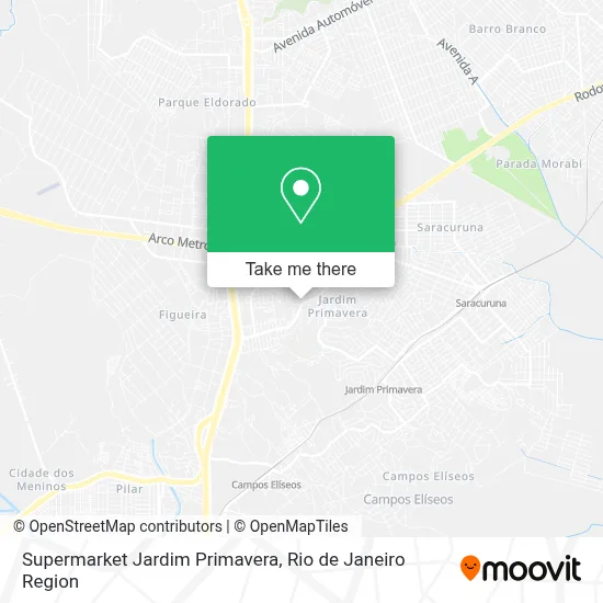 Supermarket Jardim Primavera map