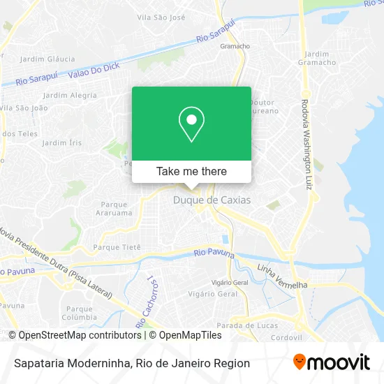 Sapataria Moderninha map