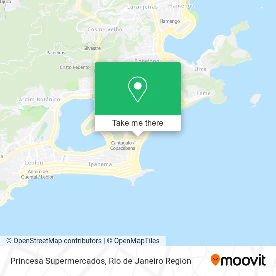 Princesa Supermercados map