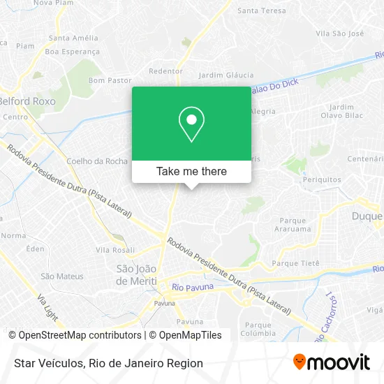 Star Veículos map