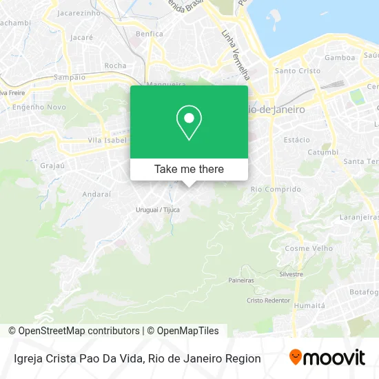 Igreja Crista Pao Da Vida map