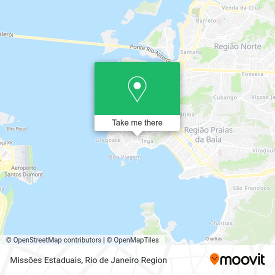 Missões Estaduais map