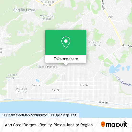 Ana Carol Borges - Beauty map