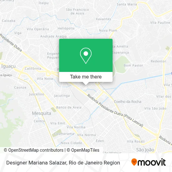 Designer Mariana Salazar map