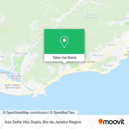 Asa Delta Vôo Duplo map