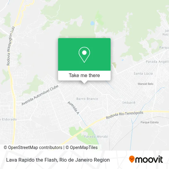 Lava Rapido the Flash map