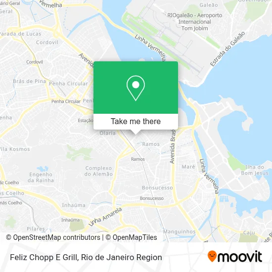 Feliz Chopp E Grill map
