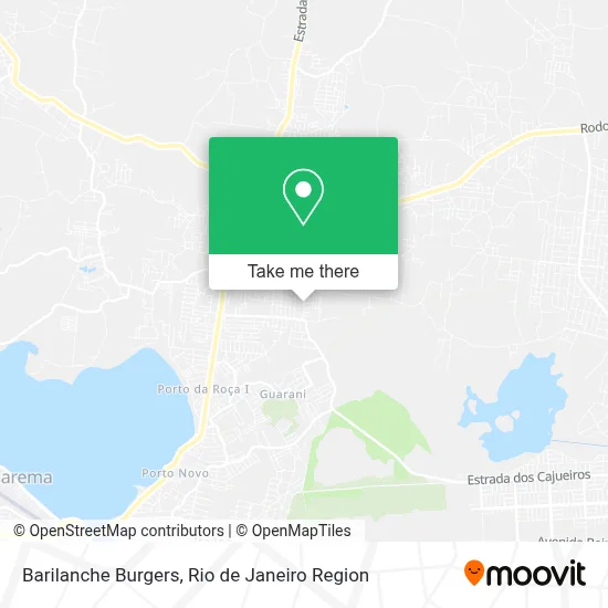 Barilanche Burgers map