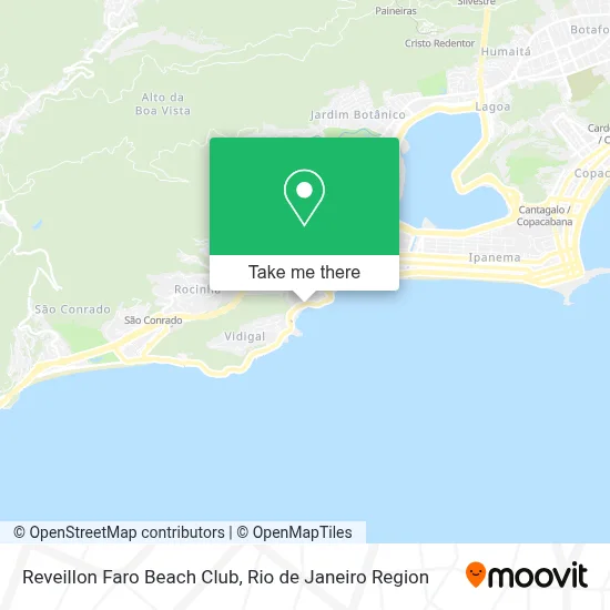 Reveillon Faro Beach Club map
