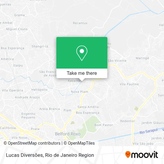 Lucas Diversões map