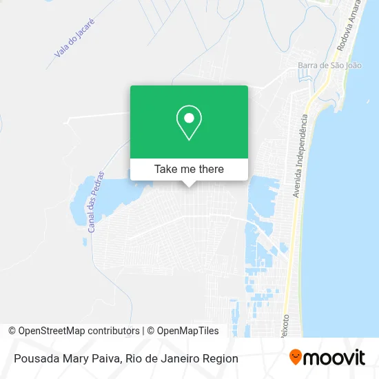Pousada Mary Paiva map