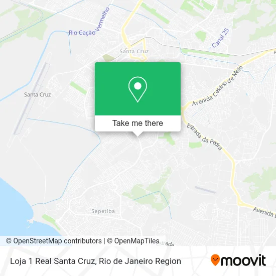 Loja 1 Real Santa Cruz map