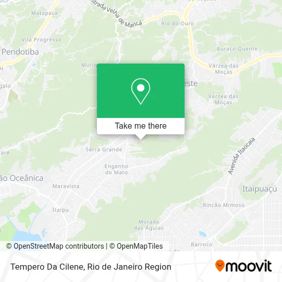 Tempero Da Cilene map