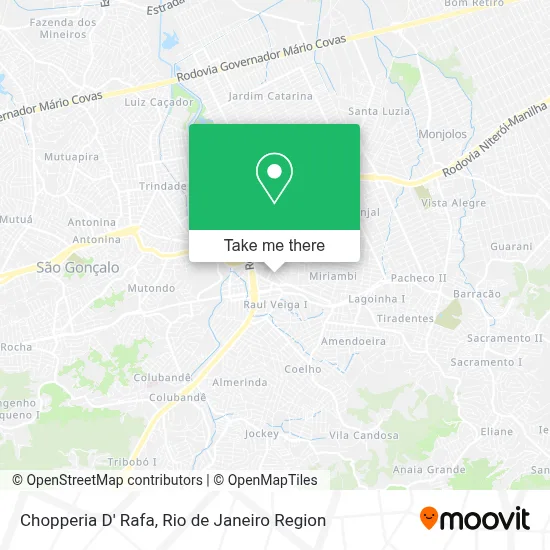 Chopperia D' Rafa map
