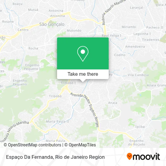 Espaço Da Fernanda map