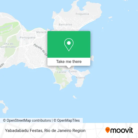 Yabadabadu Festas map