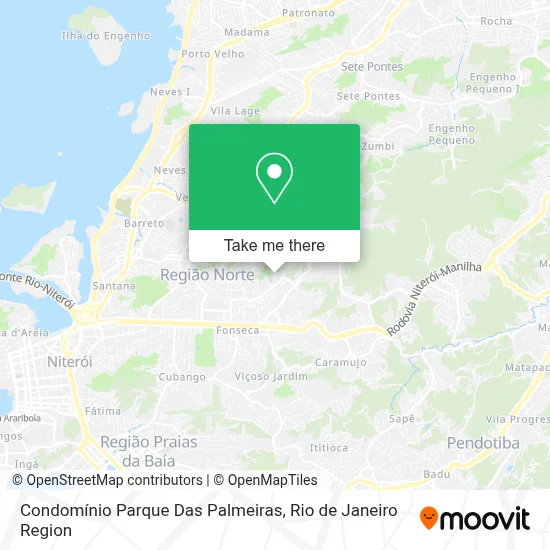 Condomínio Parque Das Palmeiras map