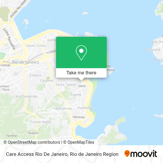 Care Access Rio De Janeiro map