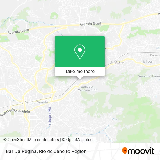 Bar Da Regina map