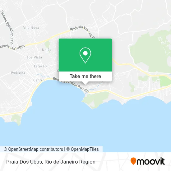 Praia Dos Ubás map