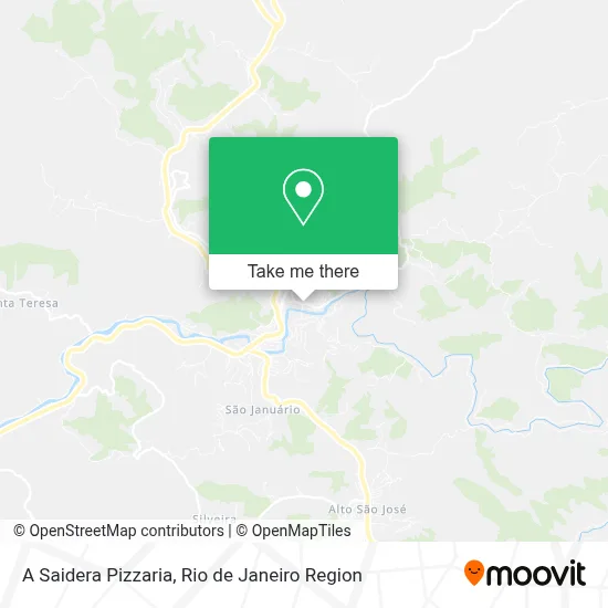 A Saidera Pizzaria map