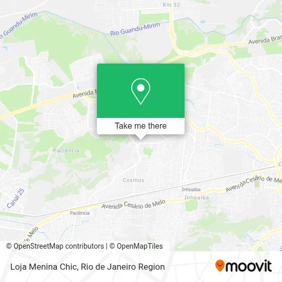 Loja Menina Chic map