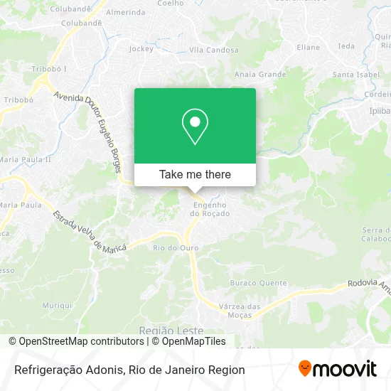 Refrigeração Adonis map