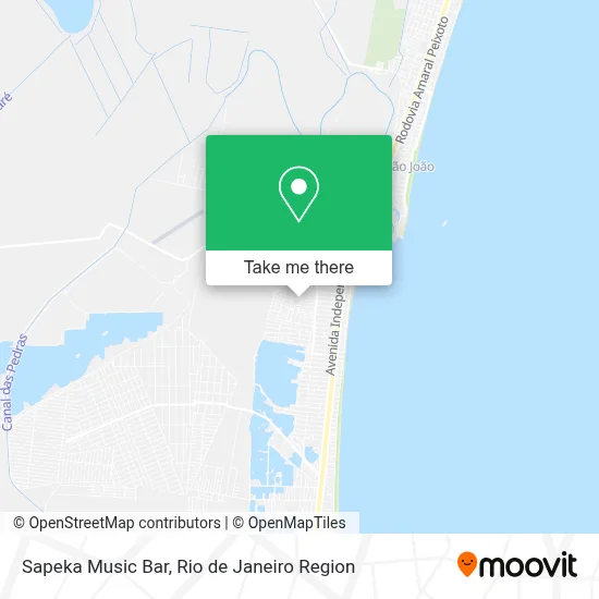 Sapeka Music Bar map