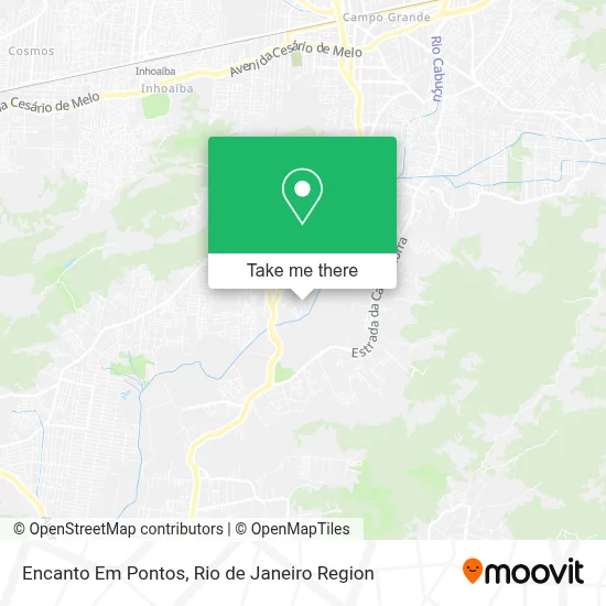 Encanto Em Pontos map