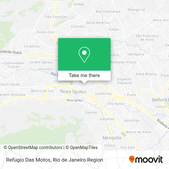 Refúgio Das Motos map
