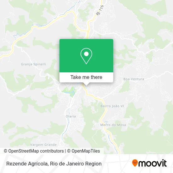 Rezende Agrícola map