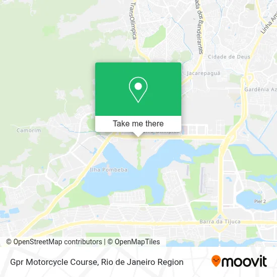 Gpr Motorcycle Course map