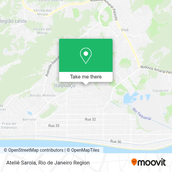 Ateliê Saroia map