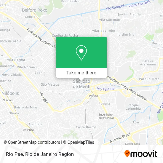 Rio Pae map