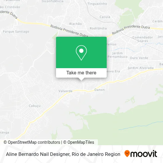 Aline Bernardo Nail Designer map
