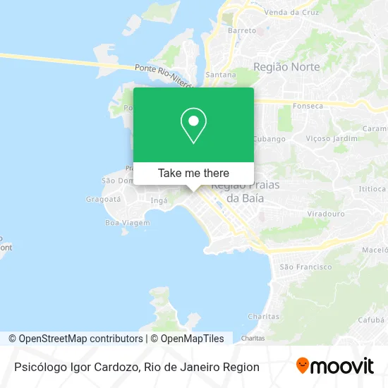Psicólogo Igor Cardozo map