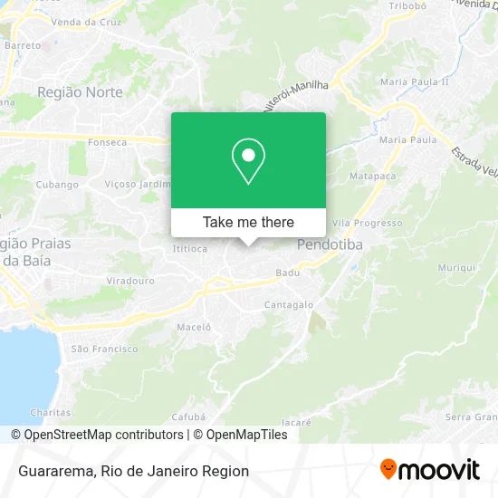 Guararema map
