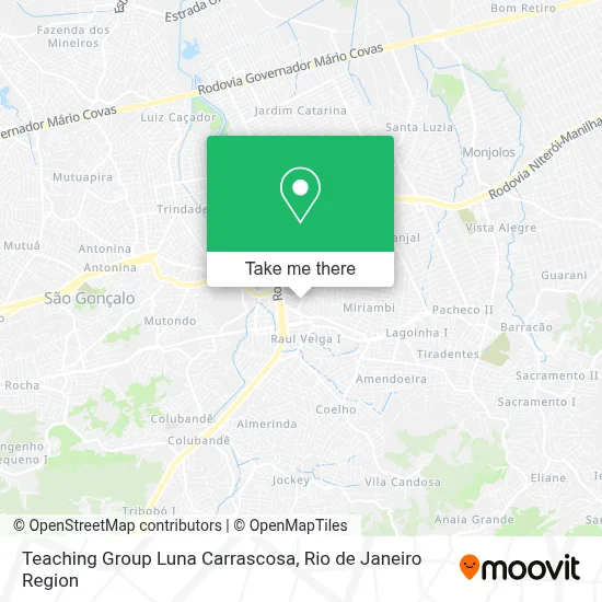 Teaching Group Luna Carrascosa map