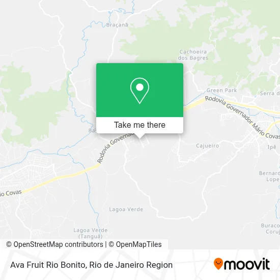 Ava Fruit Rio Bonito map
