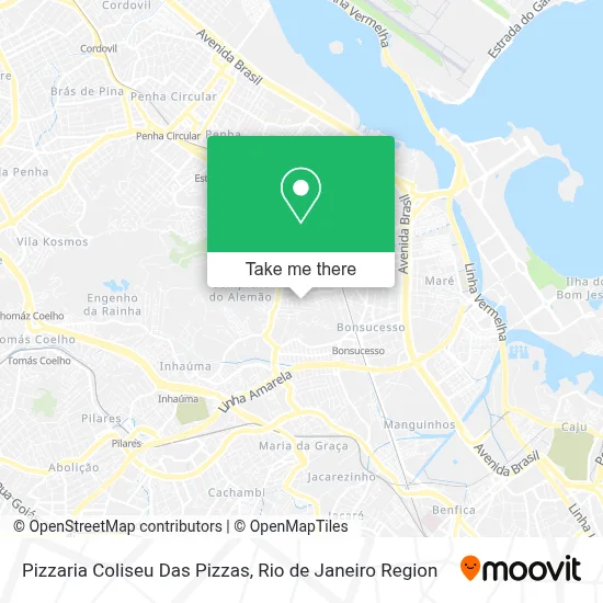 Pizzaria Coliseu Das Pizzas map